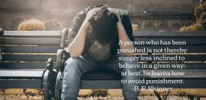Punishment never solves a problem